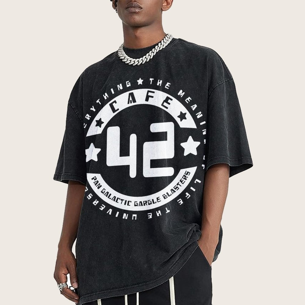 Cafe 42 Vintage Distressed T-shirt