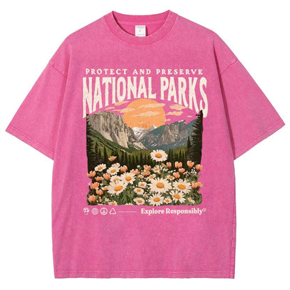 National Parks Vintage Distressed T-shirt
