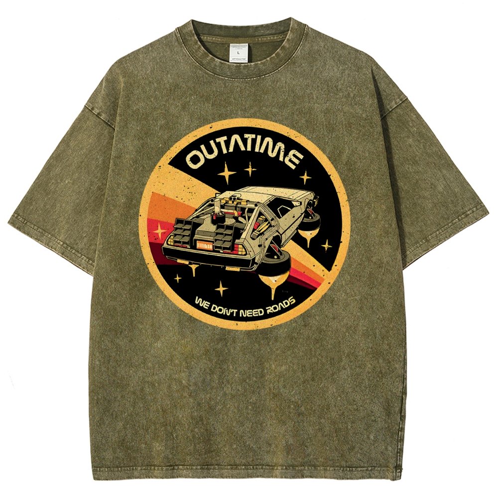 Vintage Time Travel Vintage Distressed T-shirt