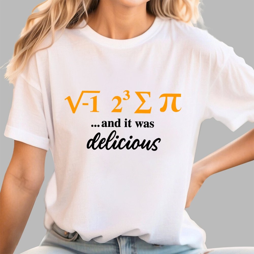 I Ate Some Pie And It Was Delicious 3.14 Pi Day Geek T-Shirt