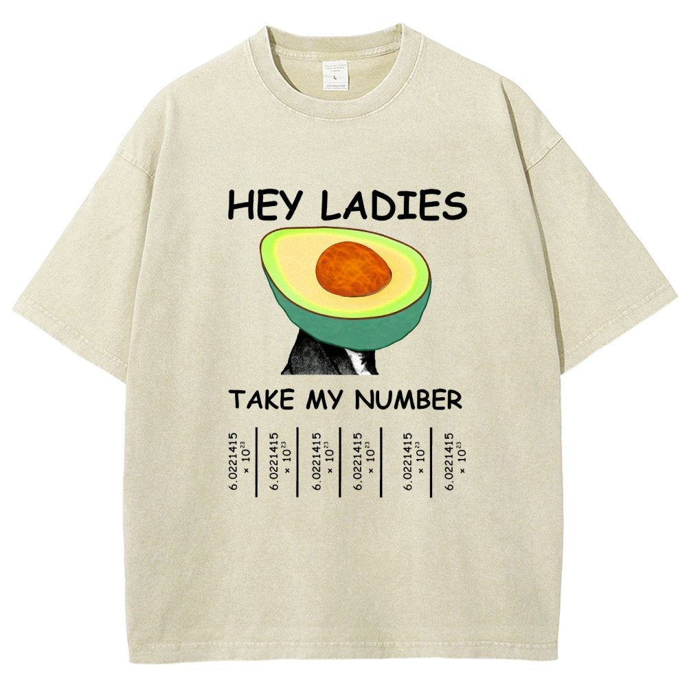 Avocadro - Funny Avogadro's Number Vintage Distressed T-shirt