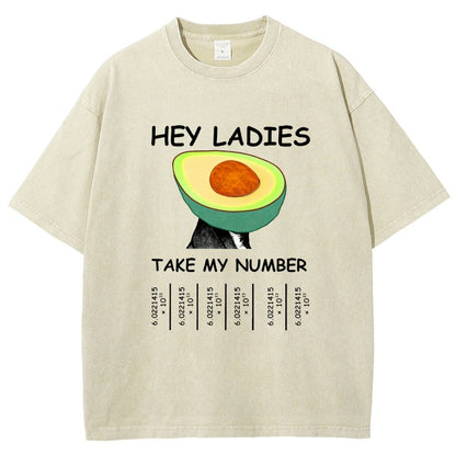 Avocadro - Funny Avogadro's Number Vintage Distressed T-shirt