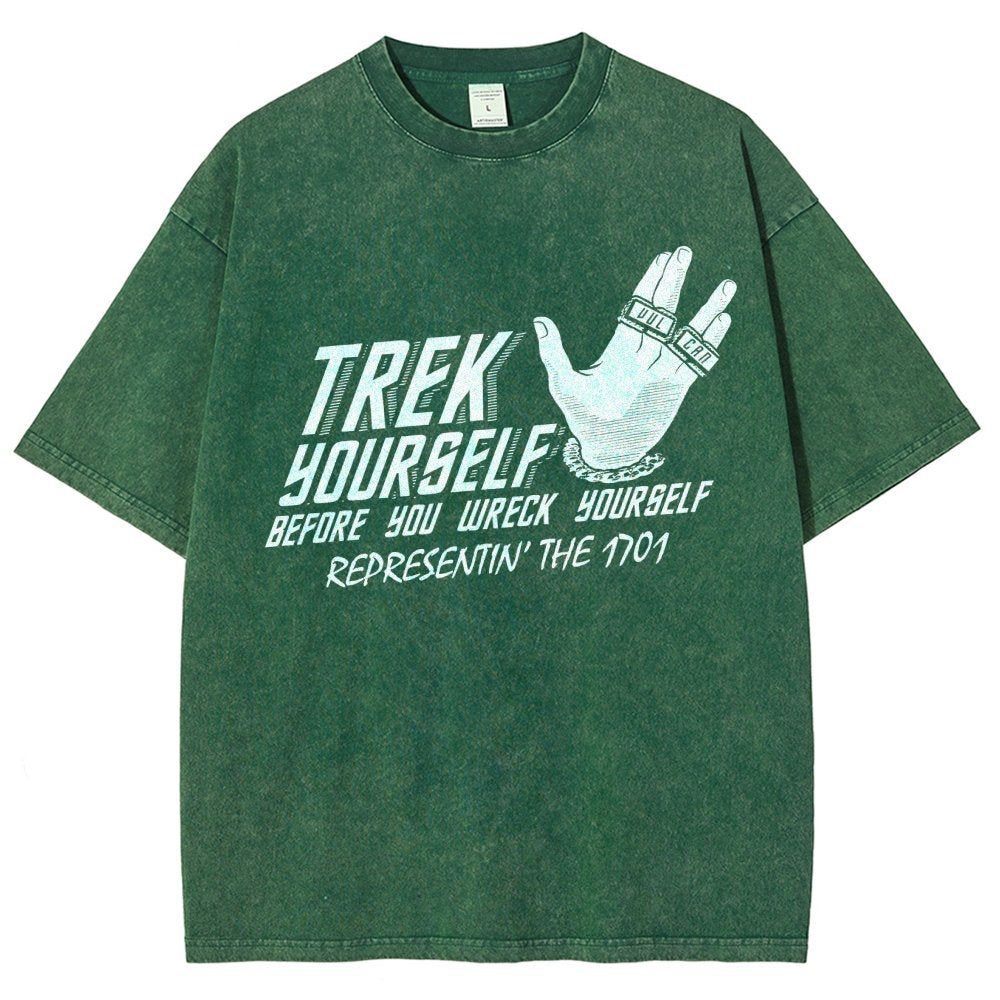 Travel Yourself Vintage Distressed T-shirt