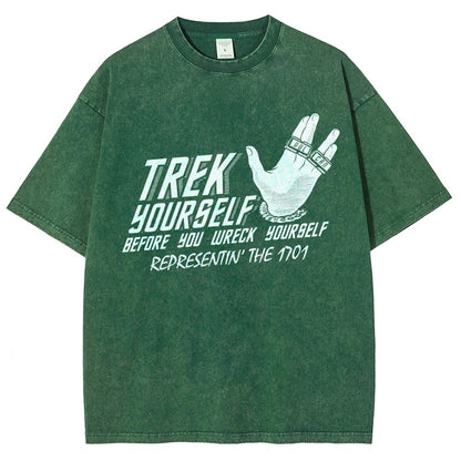 Travel Yourself Vintage Distressed T-shirt