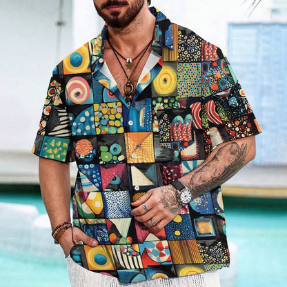 Mosaic Art Graffiti Geeky Shirt
