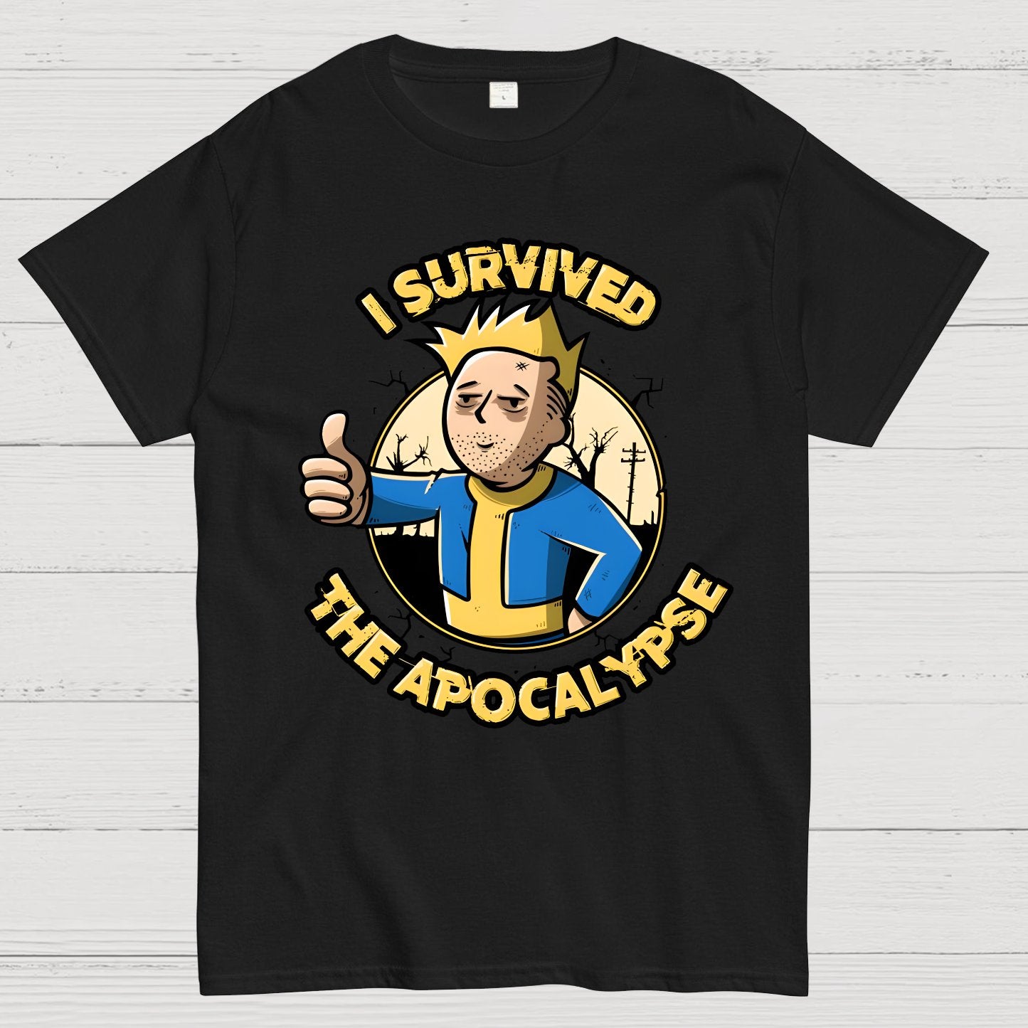 I Survived the Apocalypse Geek T-Shirt