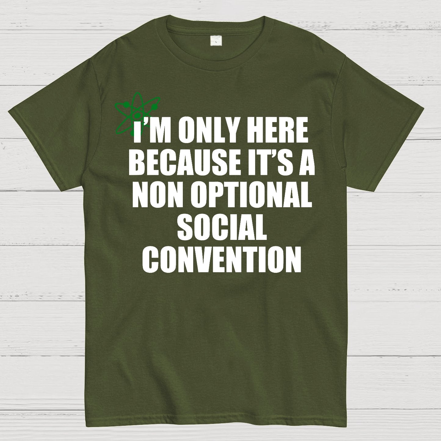 Non Optional Social Convention Geek T-Shirt