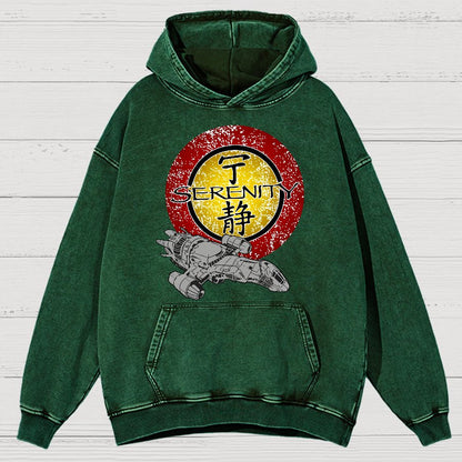 Firefly Starship Vintage Distressed Hoodie
