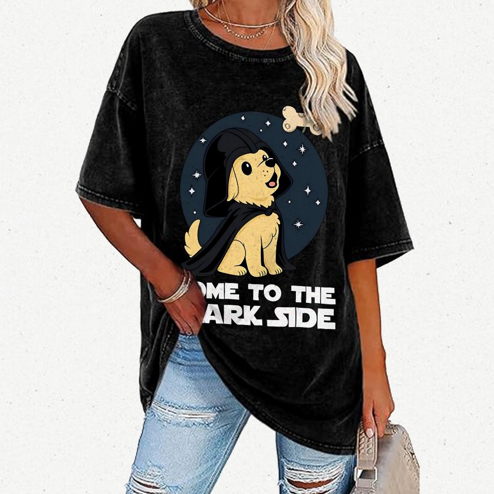 Come to the Howl Side Vintage Distressed T-shirt
