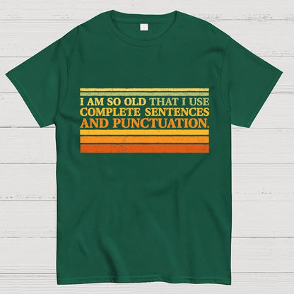 Complete Sentences and Punctuation Unisex Geek T-Shirt