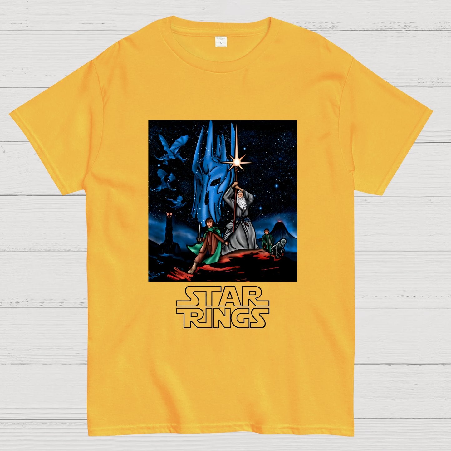 Star Rings Geek T-Shirt