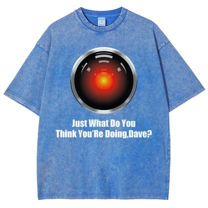 What Do You Think You’Re Doing,Dave? Vintage Distressed T-shirt