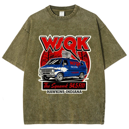 WSQK Elmwood Vintage Distressed T-shirt