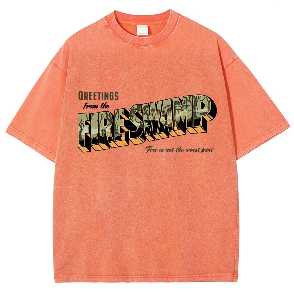 Greetings From The Mystic Swamp Vintage Distressed T-shirt