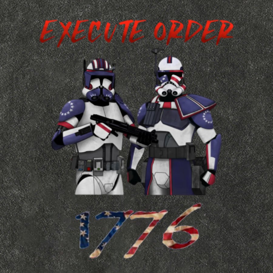 Execute Orde 1776 Independence Day Geeky Vintage Distressed T-shirt