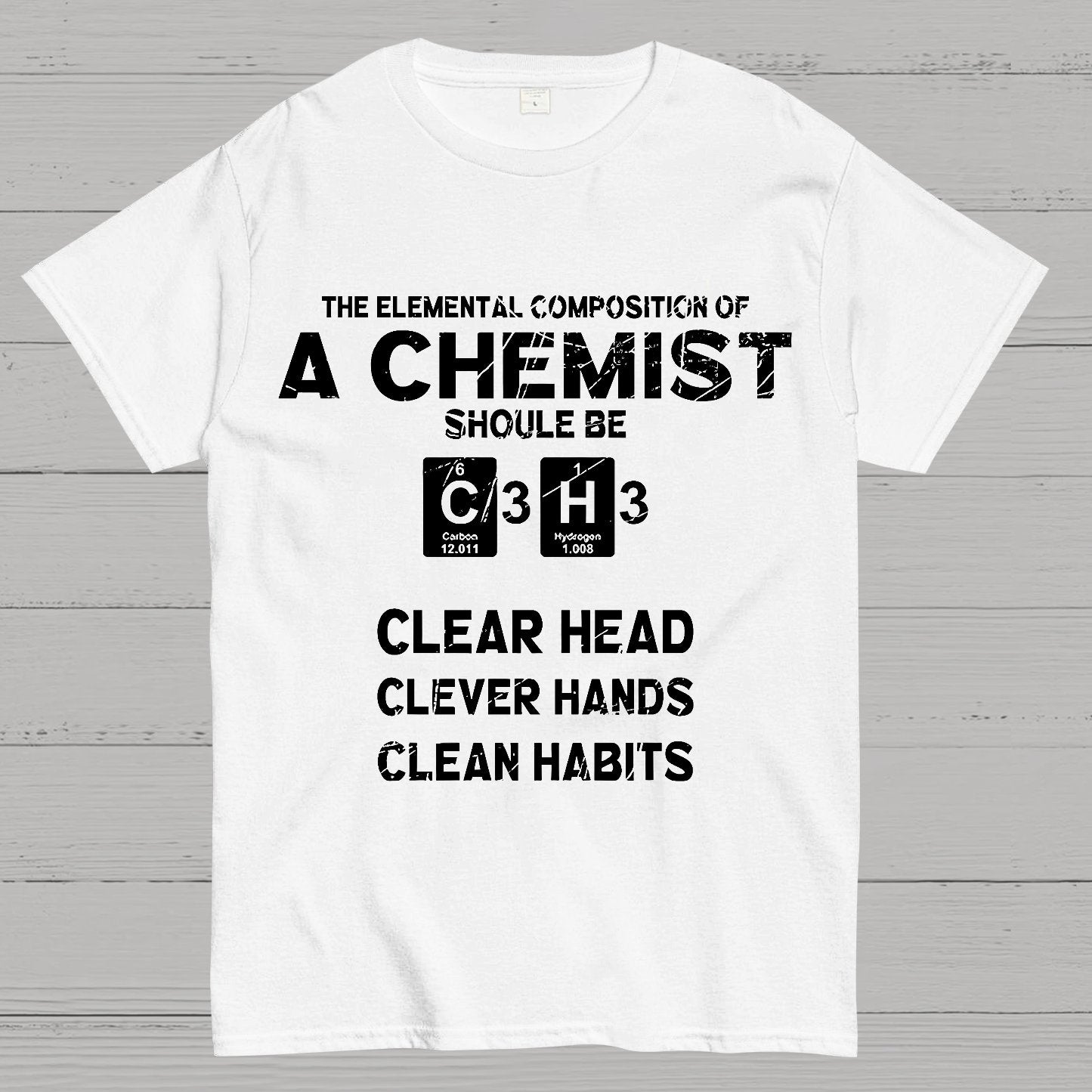 The Elemental C3H3 Geeky T-Shirt