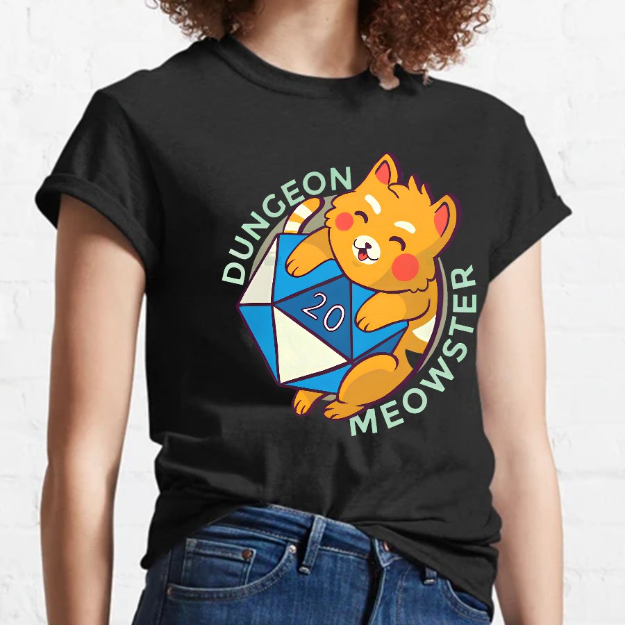 Dungeon Meow Geeky T-Shirt