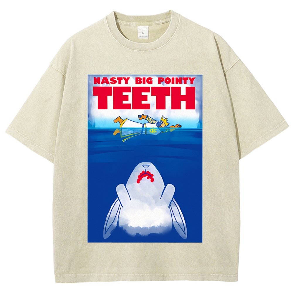 TEETH Vintage Distressed T-shirt