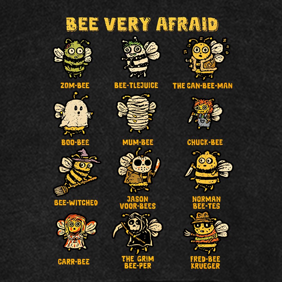 Bees Are Scared.Vintage Distressed Hoodie
