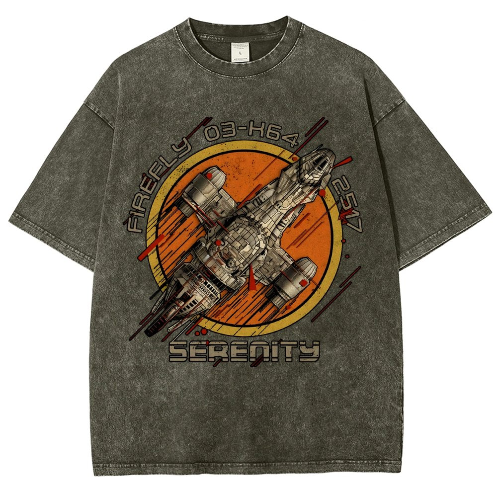 Space Explorer Vintage Distressed T-shirt