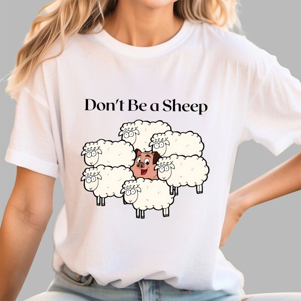 Don't Be a Sheep Geek T-Shirt