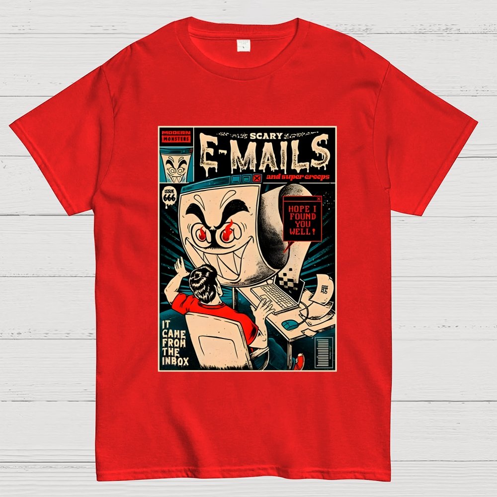 Scary E-mails Geek T-Shirt