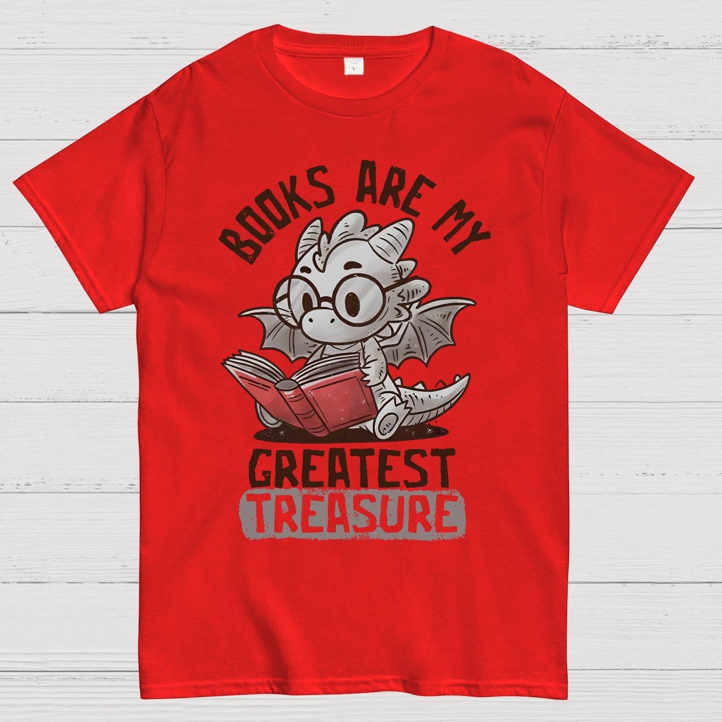 Books Are My Greatest Treasure Geek T-Shirt