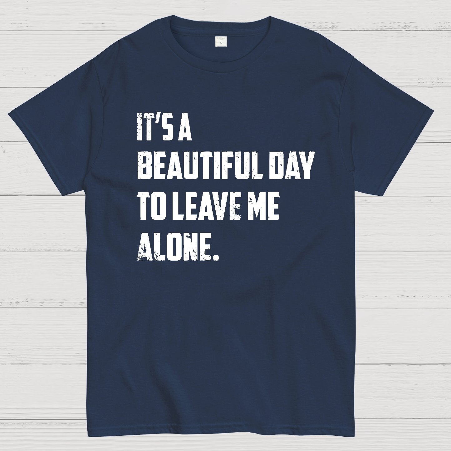 It's A Beautiful Day To Leave Me Alone Geek T-Shirt