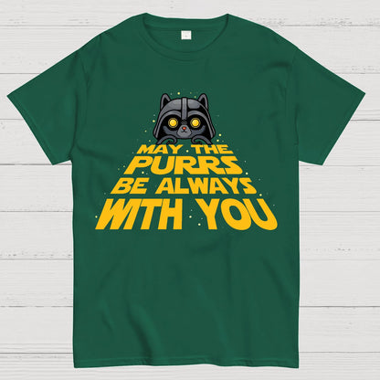 May The Purrs Be With You Geek T-Shirt