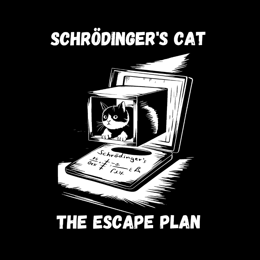 Schrödinger's Cat The Escape Plan Geek T-Shirt