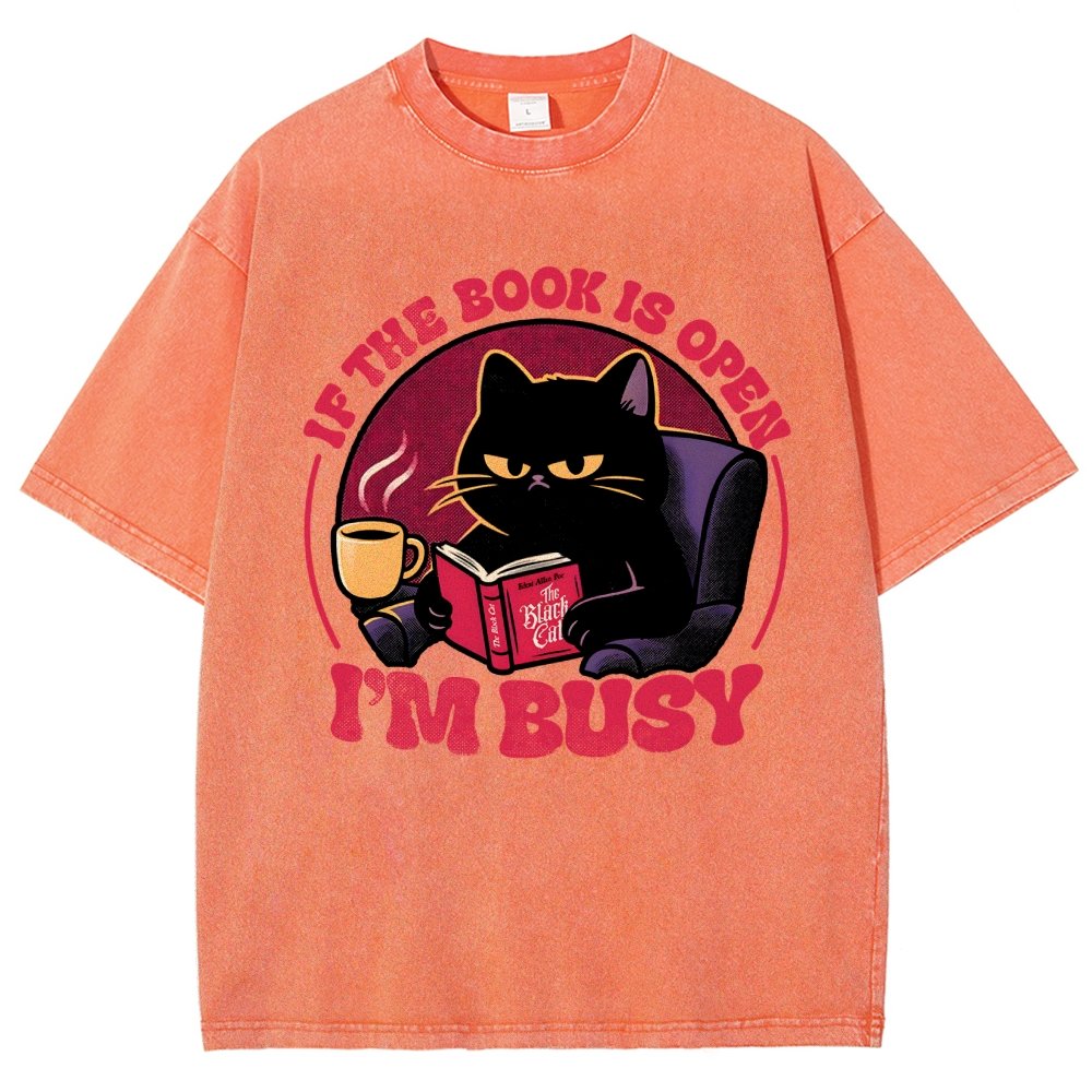 I'm Busy Vintage Distressed T-shirt