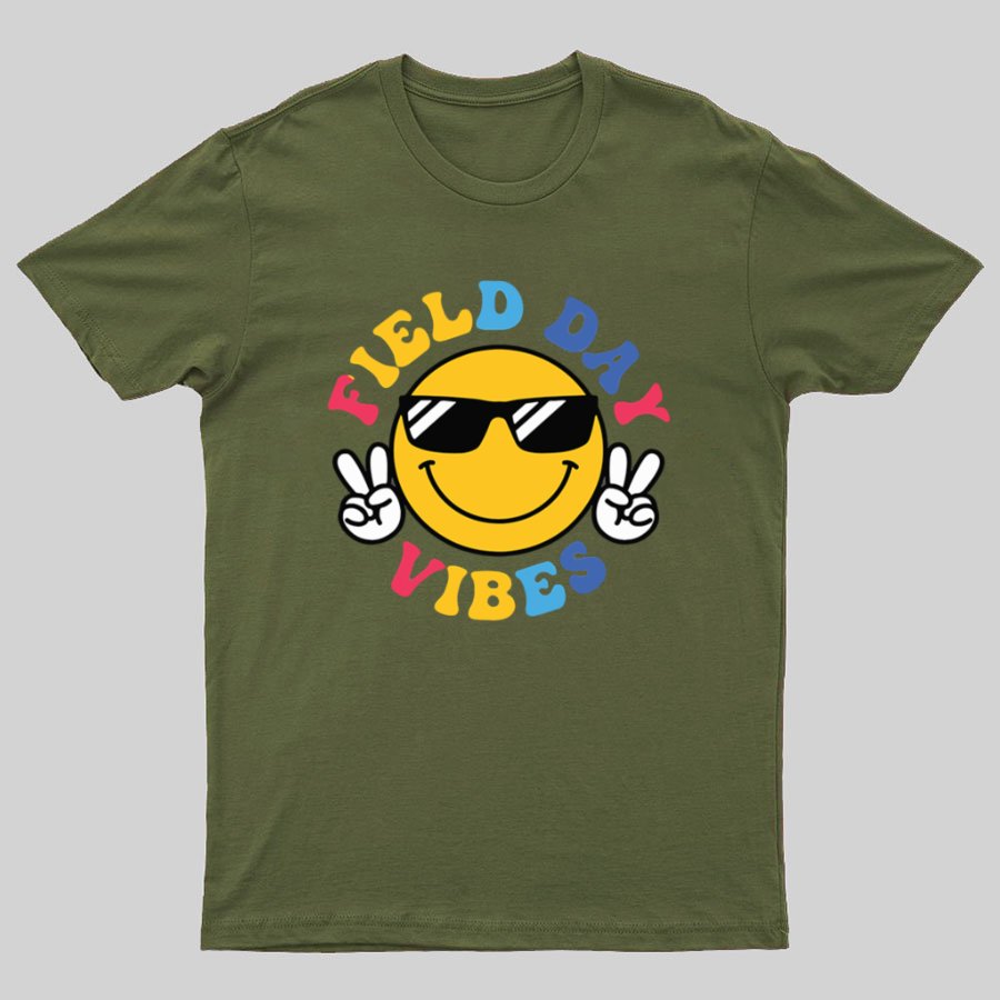 Field Day Vibes Geeky T-Shirt