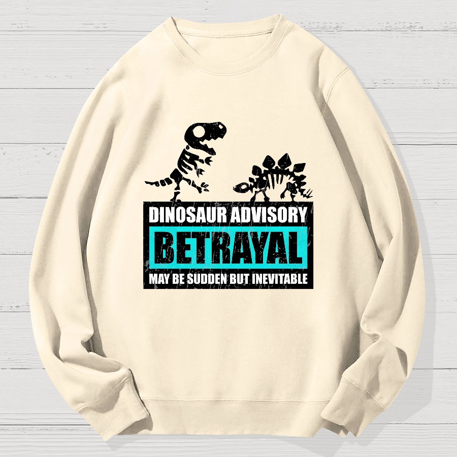 Betrayal Warning Geek Cotton Sweatshirt