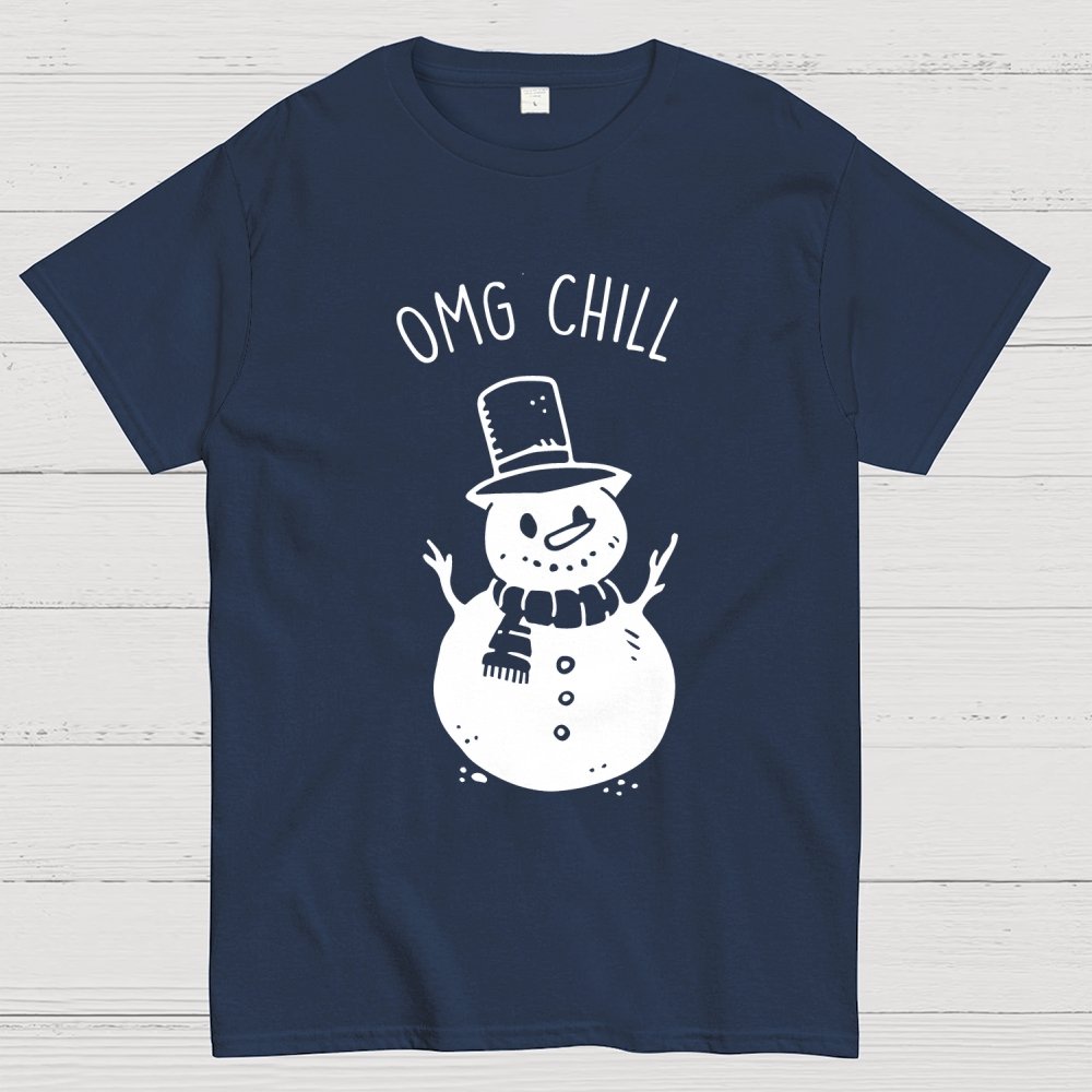OMG Chill Christmas Geek T-Shirt