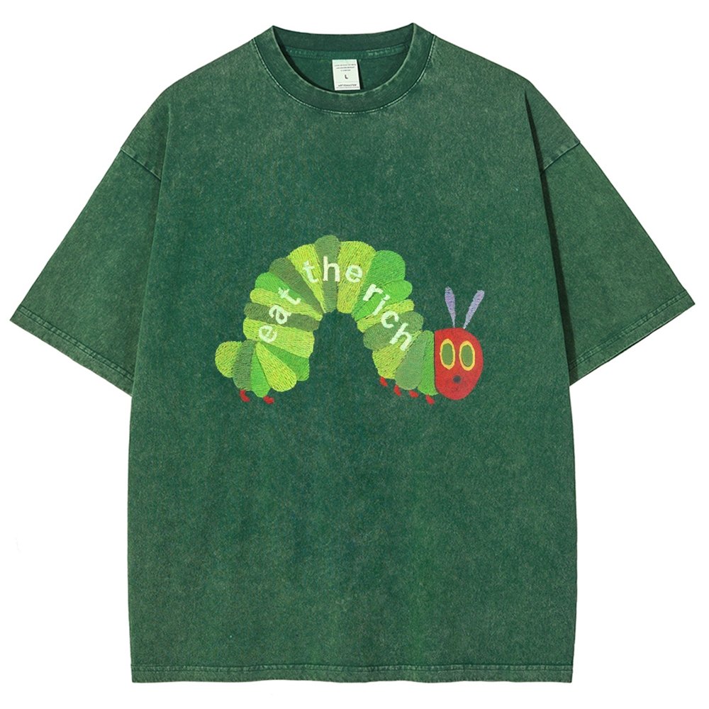 Eat the Rich Vintage Distressed T-shirt