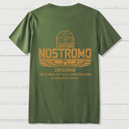 Mystery Ship Front And Back Printing Geek T-Shirt