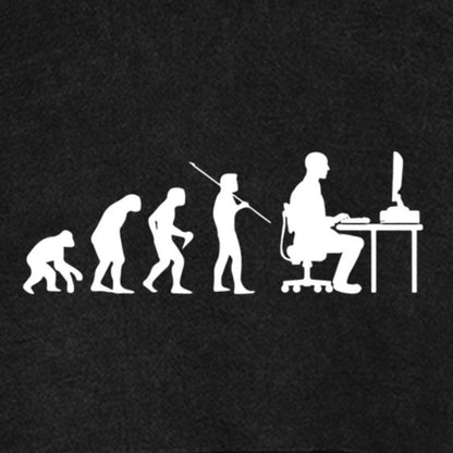 Computer Worker Evolution Shirt, Programmer Vintage Distressed Hoodie