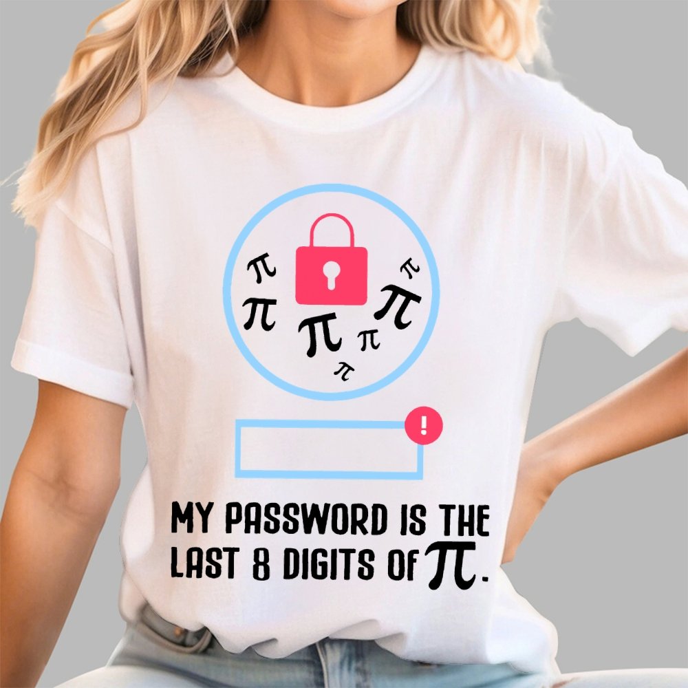 My Password the last digits Pi Day Geek T-Shirt