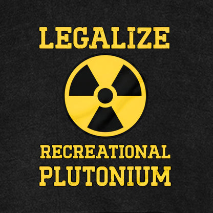 Legalize Recreational Plutonium Vintage Distressed Hoodie