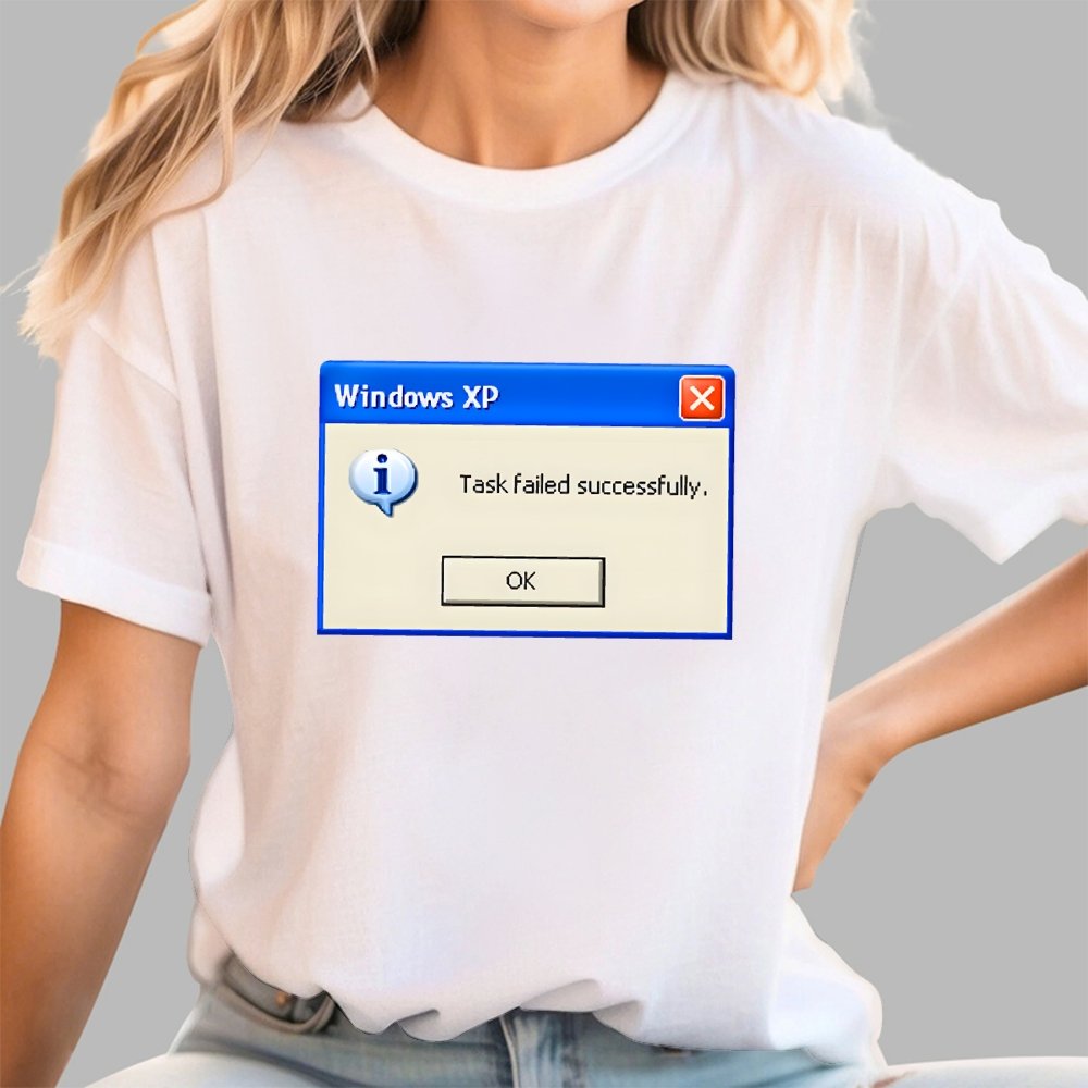 Task Failed Successfully Geek T-Shirt