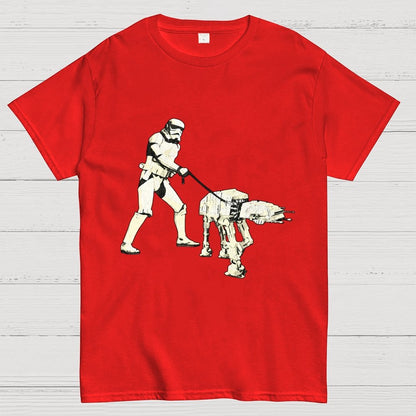 Empire Robot Dog-Planet Battles Geek T-Shirt