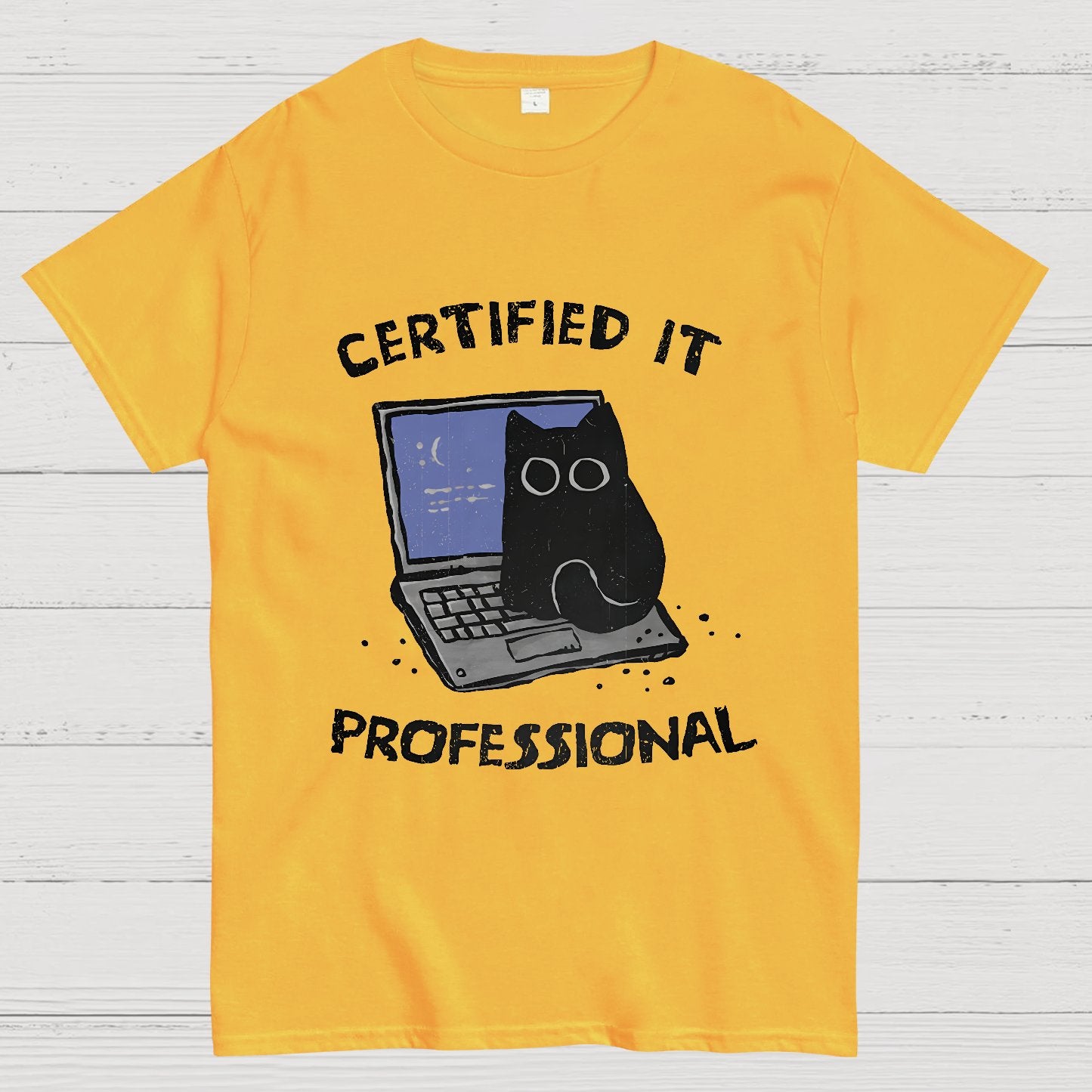 Certified IT Professional Geeky T-Shirt