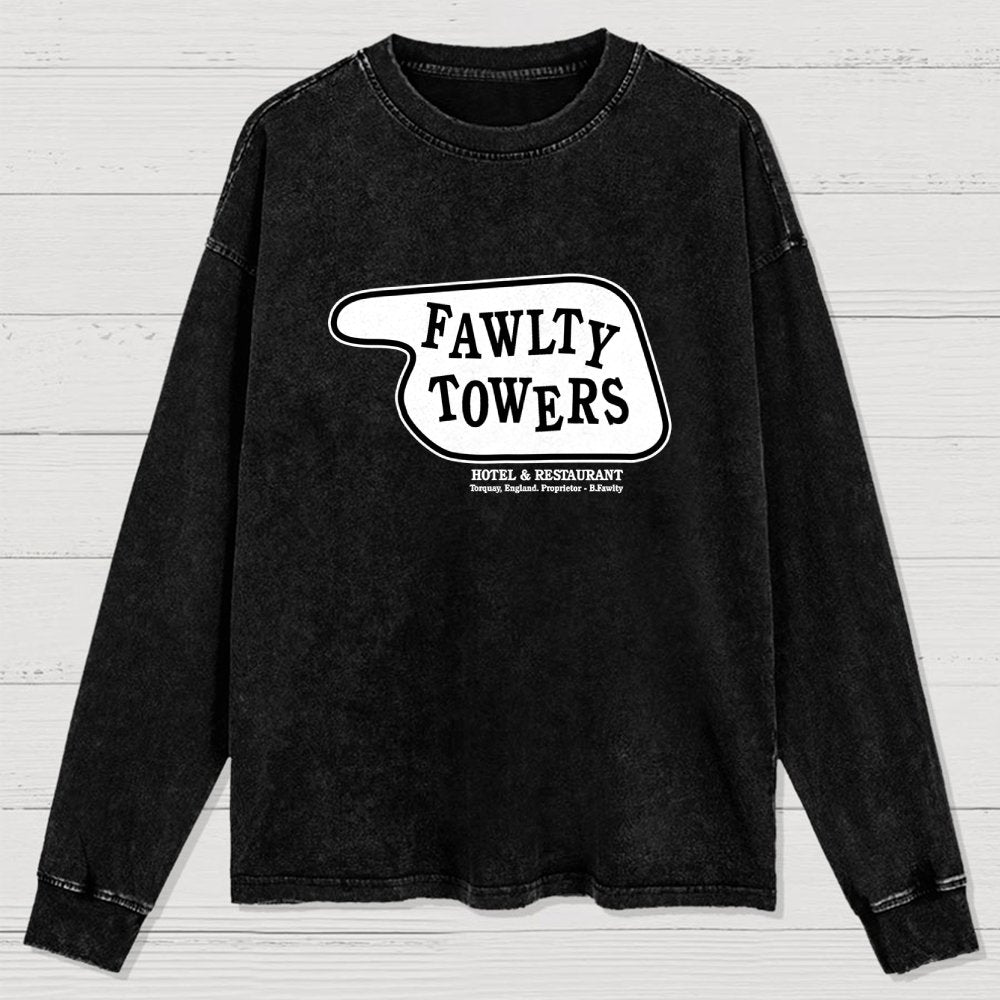 Don’t Mention The War  Washed Long Sleeve Tee