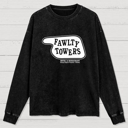 Don’t Mention The War  Washed Long Sleeve Tee