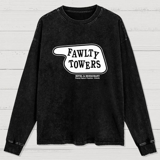 Don’t Mention The War  Washed Long Sleeve Tee