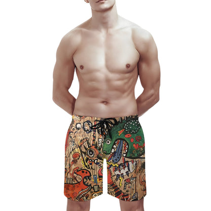 Art Graffiti Geek Shorts