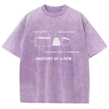 Anatomy Of A Pew2 Vintage Distressed T-shirt
