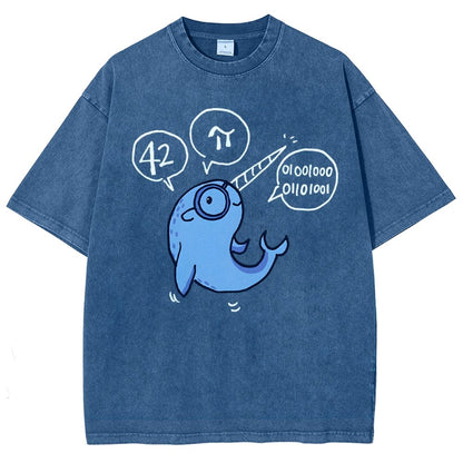 42-π Vintage Distressed T-shirt