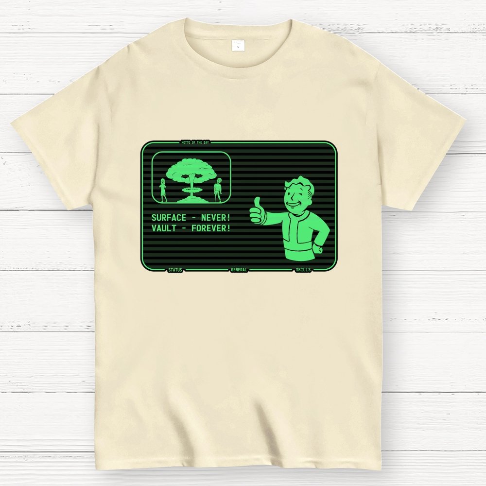 Surface Never Vault Forever Geek T-Shirt
