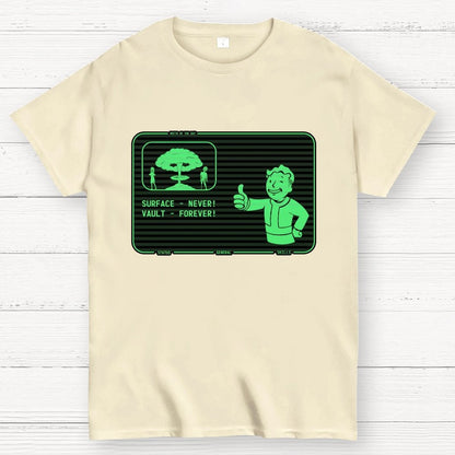 Surface Never Vault Forever Geek T-Shirt